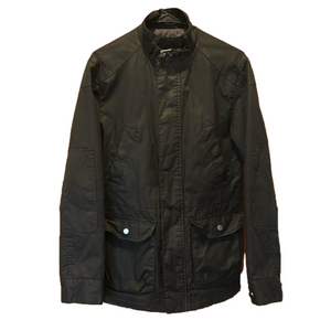 Goodfellow & Co Men's Black Water Resistant Full Zip Lined Bomber Jacket